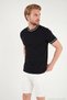 Cotton Crew Neck Contrast Striped t Shirt Men's t Shirt 5904034 - 4