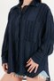 Comfortable Fit Chest Pocket Detailed Long Sleeve Shirt Women's Shirt 6982145 - 6