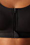 Black High Support Zippered Premium Sports Bra - Seren Ay Çetin Koleksiyon - 6