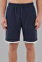 Scuba Fabric Double Layered Tie-Up Shorts with Leg Detail Men's Short 5908091 - 3