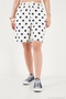 Cotton Polka Dot Shorts with Tie Detail Women's Shorts 668Yp5630 - 3