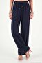 Double-Breasted Collar Tie Detail Wide Leg Suit Women's Suit 5866393 - 6