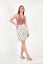 Cotton Polka Dot Shorts with Tie Detail Women's Shorts 668Yp5630 - 4