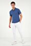 Cotton Short Sleeve Buttoned Polo t Shirt Men's Polo t Shirt 5904049 - 3
