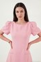 Boat Neck Balloon Sleeve Mini Event and Graduation Dress Women Dress 6525735 - 5