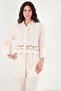 Regular Fit Lace and Embroidery Embellished Suit Women's Suit 145m39432 - 4