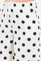 Cotton Polka Dot Shorts with Tie Detail Women's Shorts 668Yp5630 - 7