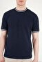 Cotton Regular Fit Stripe Detailed t Shirt Men's t Shirt 5904089 - 7