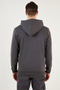 Cotton Slim Fit Kangaroo Pocket Zipper Detailed Hooded Collar Sweat Men's Sweat 575707 - 6