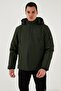 Regular Fit Removable Hooded Pocket Coat Men's Coat 497Albert - 4