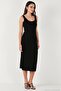 Slim Fit Thick Strap Midi Dress Women's Dress 5866154 - 6