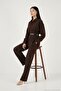 Regular Fit Belt Detailed High Waist Suit Women's Suit 6928887 - 4
