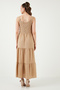 Relaxed Fit Flounced Long Dress Women's Dress 611El010 - 6