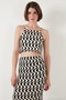 Slim Fit Rope Strap Slit Suit Women's Suit 5865278 - 3