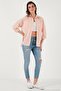 Regular Fit Long Sleeve Striped Shirt Women's Shirt 6772875 - 4
