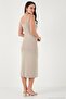 Slim Fit Thick Strap Midi Dress Women's Dress 5866154 - 7