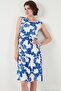 Patterned Sleeveless Midi Dress Women's Dress 5869007 - 4
