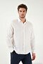 Cotton Regular Fit Striped Classic Collar Long Sleeve Shirt Men's Shirt Cf26S129774 - 3