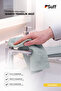 Geissblatt Bathroom Microfiber Cloth Professional Water Stain Remover Bathroom Drying Cloth 70X50 cm Gray - 4