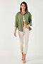 Cotton Regular Fit Long Sleeve Plain Shirt Women's Shirt Cf25S168305 - 2