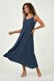 Regular Fit Rope Strap Long Dress Women's Dress 5865732 - 2
