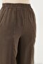 Relaxed Fit High Waist Narrow Leg Trousers Women's Pants 668Yp5456 - 6