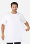 3 Pack Colorful Men's Plus Size T-Shirt Crew Neck Short Sleeve 100% Cotton Combed - 4