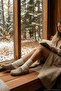 Felt Winter Home Slippers Women's Slippers 6711002