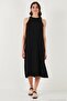 Regular Fit Halter Neck Midi Dress Women's Dress 67810049 - 4