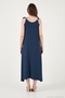 Regular Fit Rope Strap Long Dress Women's Dress 5865732 - 7
