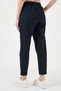 Cotton Waist-Tied High Waist Linen-Look Short-Leg Trousers Women's Pants 668Yp5134 - 7