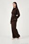 Regular Fit Belt Detailed High Waist Suit Women's Suit 6928887 - 5