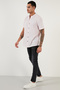 Linen Look Collar Short Sleeve 100% Cotton Shirt Men's Shirt - 2