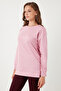 Stretch Oversize Fit Crew Neck Modal Fabric Sweat Women's Sweat 5865877 - 5