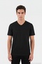 Cotton Regular Fit V-Neck t Shirt Men's t Shirt 5902719 - 2