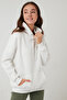 Regular Fit Cotton Hooded Collar Hooded Winter Sweatshirt Women's Sweat 5863854 - 2
