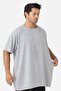 Men's Large Size T-Shirt Crew Neck Short Sleeve 100% Cotton Combed - 3