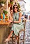 Regular Fit Halter Neck Midi Dress Women's Dress 67810049