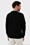 Printed Cotton Blend Regular Fit Crew Neck Sweat Men's Sweat 6141002B - 5