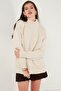Oversize Fit Turtleneck Soft Textured 2'Li Package Knitwear Sweater Women Sweater 680Kz00469S2 - 2