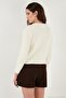 Fitted Fit Crew Neck Soft Textured Crop Cardigan Women's Cardigan 4615559 - 8
