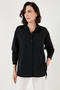 Cotton Back Buttoned Boyfriend Shirt Women's Shirt 66939522S4 - 3