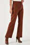 Scuba Suede High Waist Wide Leg Pants Women's Pants 5865974 - 3