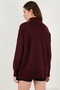 Oversize Fit Turtleneck Soft Textured 2'Li Package Knitwear Sweater Women Sweater 680Kz00469S2 - 5