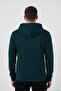 Cotton Slim Fit Kangaroo Pocket Zipper Detailed Hooded Collar Sweat Men's Sweat 575707 - 7