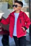 Boy's Hooded Windproof Seasonal Coat with Pockets Mm5016 - 6