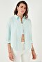 Cotton Regular Fit Long Sleeve Plain Shirt Women's Shirt Cf25S168305 - 6