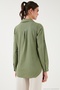 Cotton Regular Fit Pocket Shirt Women's Shirt Cf25S16992 - 7