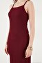 Strappy Fitted Slit Midi Dress Women's Dress 5865573 - 6