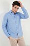 Cotton and Linen Blend Regular Fit Classic Collar Long Sleeve Shirt Men's Shirt Cf26S1210134 - 4